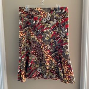 Just Cavalli multi pattern skirt NWT